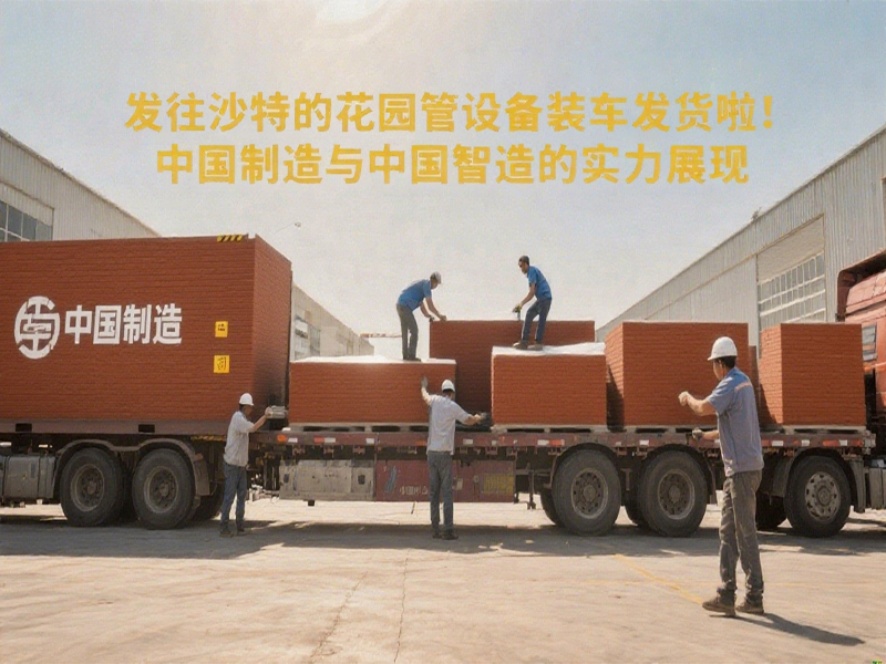 喜訊！發(fā)往沙特的花園管設(shè)備裝車(chē)發(fā)貨啦！中國(guó)制造與中國(guó)智造的實(shí)力展現(xiàn)